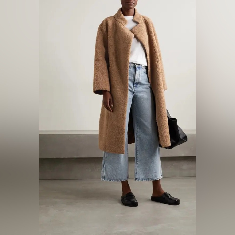 APIECE APART Cloud Walk Faux Shearling Coat - Size S